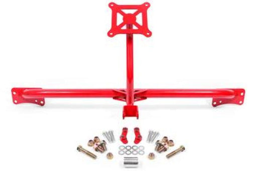 BMR 2015-2019 Ford Mustang Bolt-On Parachute Mount - Red BMR Suspension Brackets