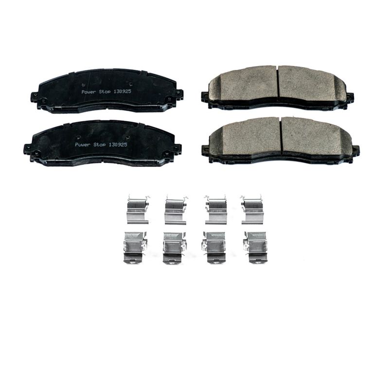 Power Stop 13-19 Ford F-250 Super Duty Rear Z17 Evolution Ceramic Brake Pads w/Hardware PowerStop Brake Pads - OE