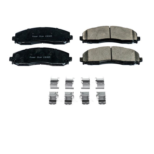 Power Stop 13-19 Ford F-250 Super Duty Rear Z17 Evolution Ceramic Brake Pads w/Hardware PowerStop Brake Pads - OE