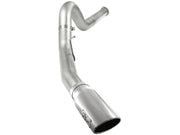aFe Atlas 5in DPF-Back Aluminized Steel Exh Sys, Ford Diesel Trucks 11-14 v8-6.7L (td) Polished tip aFe DPF Back