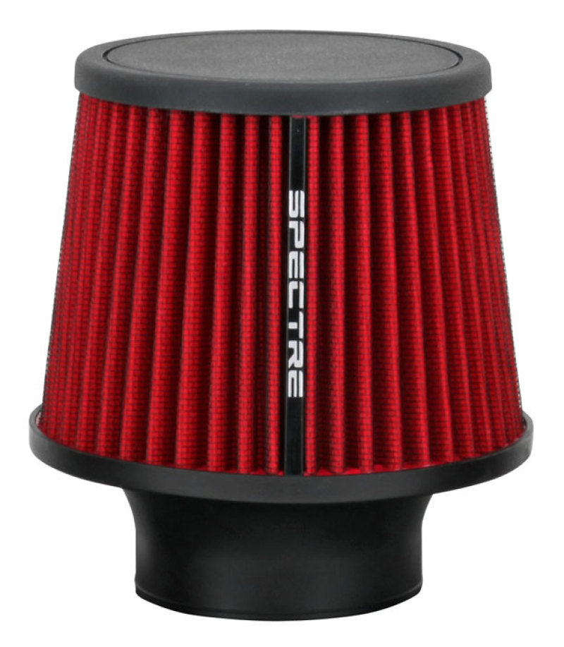 Spectre Conical Air Filter / Round Tapered 3in. - Red Spectre Air Filters - Universal Fit