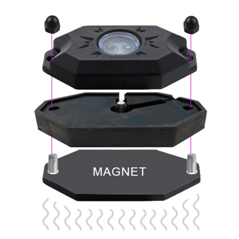 Oracle Magnet Adapter Kit for LED Rock Lights ORACLE Lighting Light Bars & Cubes