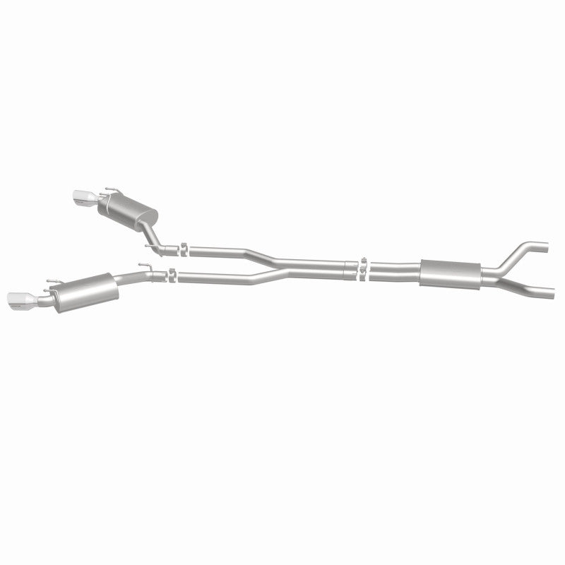 MagnaFlow Cat-Back Stainless Dual Split Rear Exit 4in Polished Tips 11-15 Chevy Camaro 3.6L V6 Magnaflow Catback