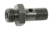AEM High Volume Fuel Rail Banjo Fitting w/ Hole - Male -6AN ORB thread (9/16in -18) AEM Fittings