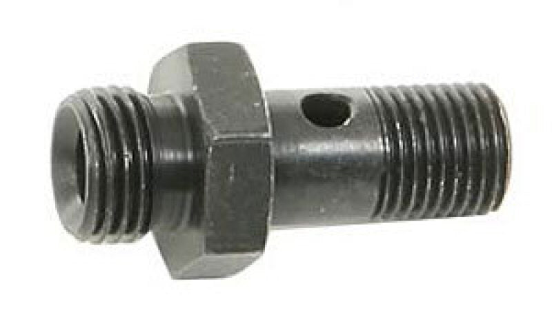 AEM High Volume Fuel Rail Banjo Fitting w/ Hole - Male -6AN ORB thread (9/16in -18) AEM Fittings