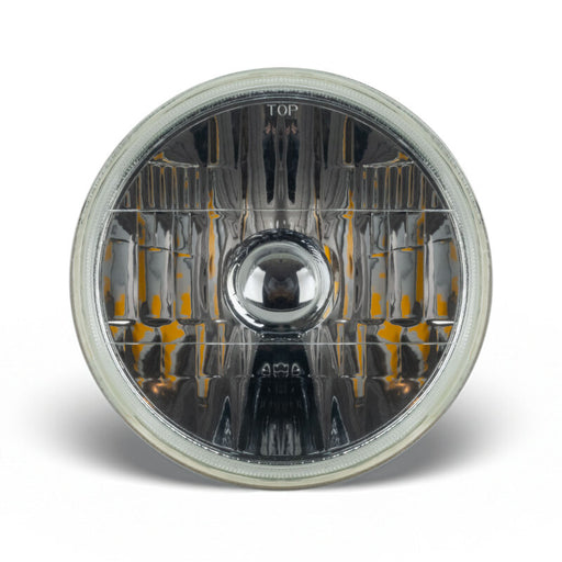 Oracle 7in Sealed Beam Glass Lens Headlight Non-Halo-Compatible with H4 LED Bulbs ORACLE Lighting Light Bars & Cubes