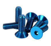 NRG Steering Wheel Screw Upgrade Kit (Conical) - Blue NRG Steering Wheels
