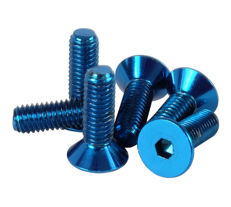 NRG Steering Wheel Screw Upgrade Kit (Conical) - Blue NRG Steering Wheels