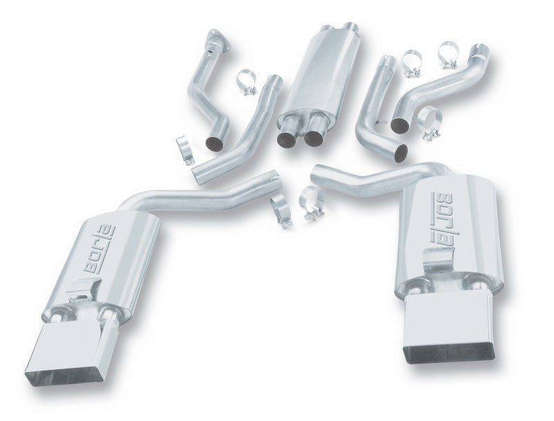 Borla 92-96 Chevrolet Corvette Hatchback/Conv 5.7L 8cyl 4/6 Spd Touring SS Catback Exhaust Borla Catback