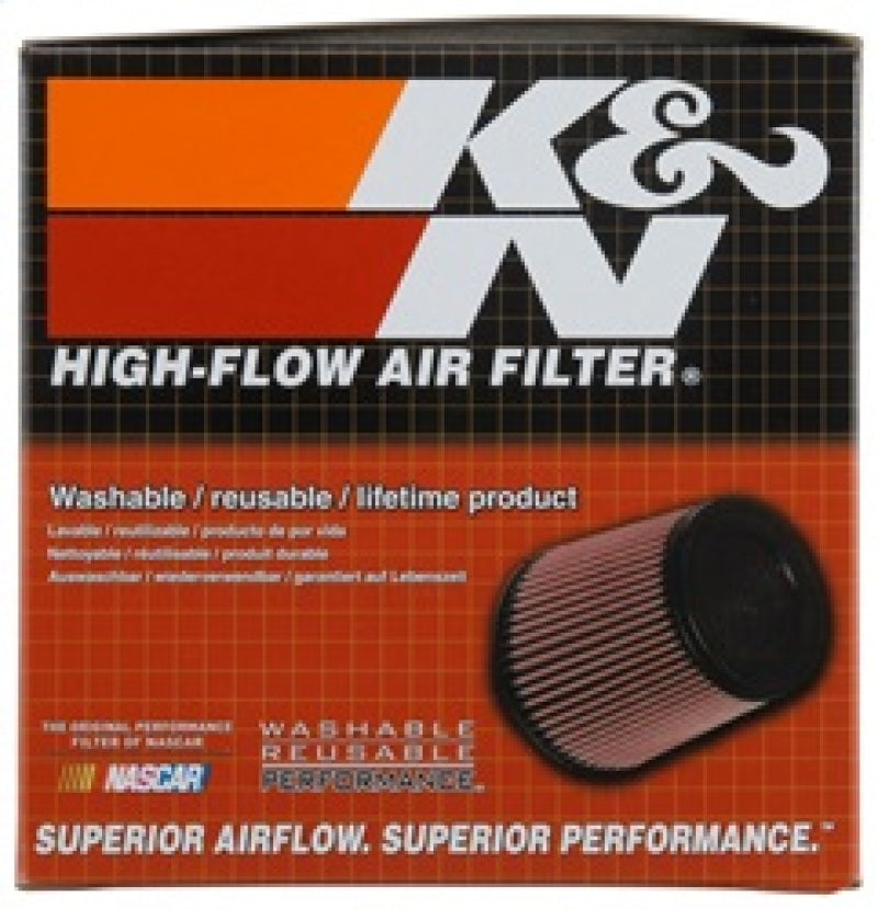 K&N Filter Universal Rubber Filter 3 Inch Flange 6 inch Base 4 inch Top 5 inch Height K&N Engineering Air Filters - Universal Fit