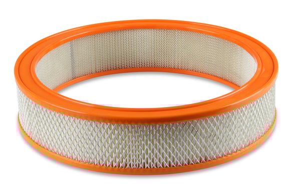 Air Filter - 14"x3"  - White Paper Element - Orange Ring 120-179