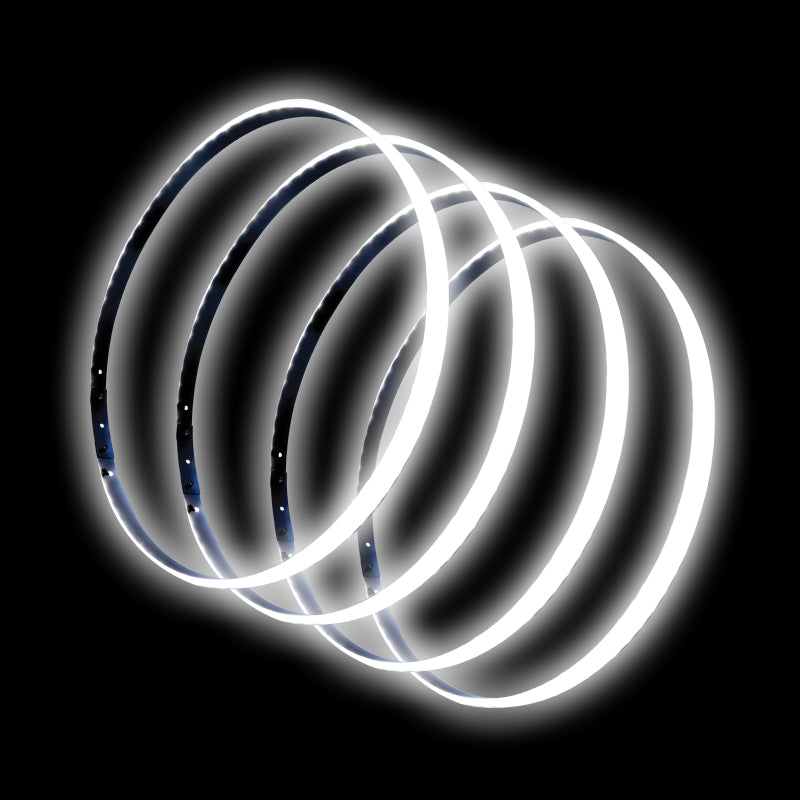 Oracle LED Illuminated Wheel Rings - White ORACLE Lighting Light Strip LED