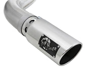 aFe Atlas 4in Aluminized Steel DPF-Back Exh 18-19 Ford F-150 V6-3.0L (td) w/ Polished Tip aFe DPF Back