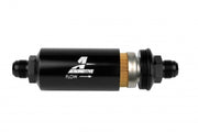 Aeromotive In-Line Filter - (AN -10 Male) 10 Micron Fabric Element Bright Dip Black Finish Aeromotive Fuel Filters