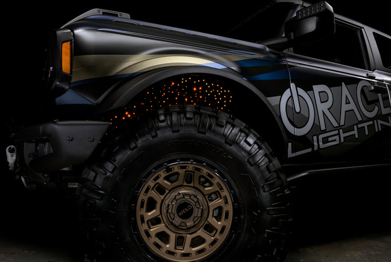 Oracle Lighting Fiber Optic Wheel Liner ColorSHIFT RGBW Kit-40W LED/600 Fibers ORACLE Lighting Light Accessories and Wiring