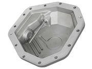 aFe Power Street Ser Rear Diff Cover Raw w/Mach Fin 2017 Ford Diesel Trucks V8-6.7L(td) Dana M275-14 aFe Diff Covers