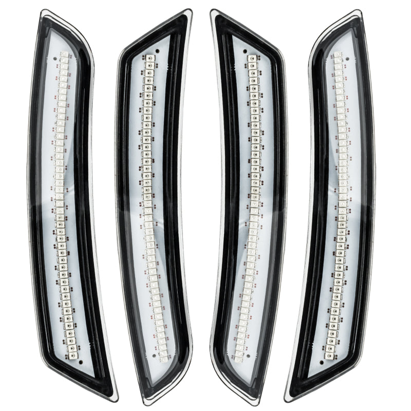 Oracle 16-19 Chevrolet Camaro Concept Sidemarker Set - Clear - No Paint - ORACLE Lighting Light Strip LED