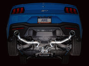 AWE 2024 Ford Mustang GT Fastback S650 RWD Track Edition Cat-Back Exhaust w/ Dual Chrome Silver Tips AWE Tuning Catback