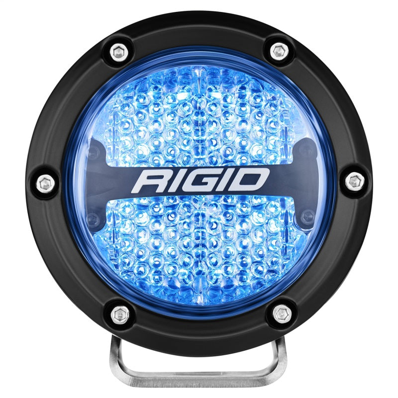 Rigid Industries 360-Series 4in LED Off-Road Diffused Beam - RGBW Backlight (Pair) Rigid Industries Light Bars & Cubes