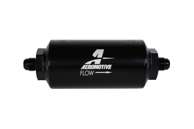 Aeromotive In-Line Filter - (AN-06 Male) 100 Micron Stainless Steel Element Aeromotive Fuel Filters