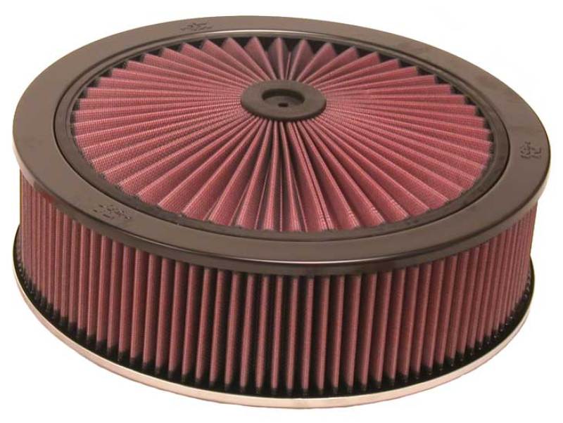 K&N X-Stream Top Filter Red 14in OD / 7.313in Neck Flange / 5.5in Height K&N Engineering Air Filters - Universal Fit