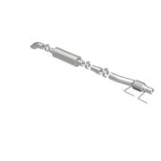 MagnaFlow Cat-Back, SS, 2.5/3in, Turn Down In Front Rear Tire 2015 Ford F150 2.7L V6T Ext Cab Magnaflow Catback