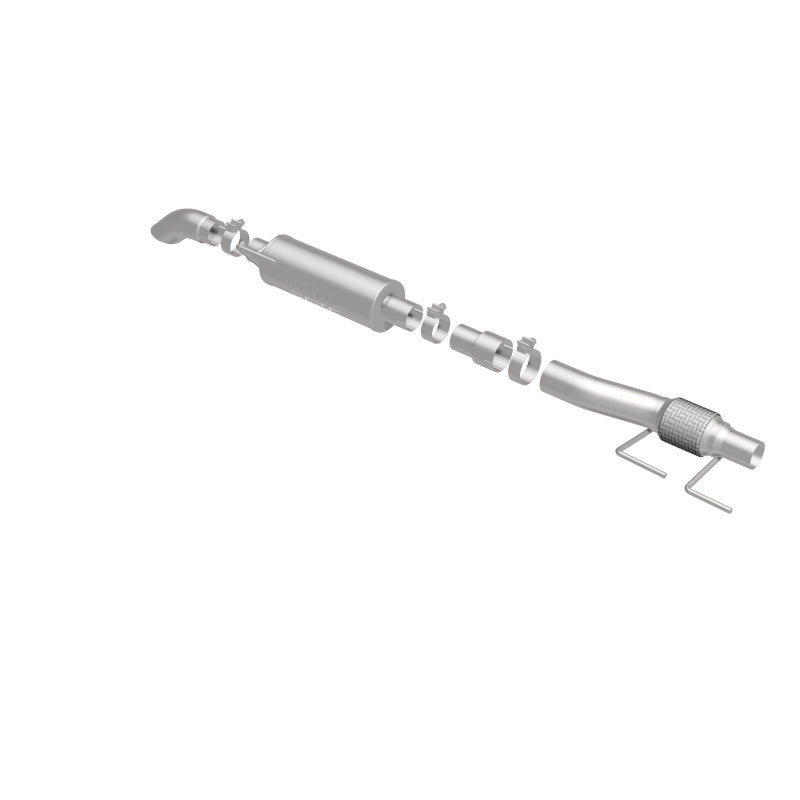 MagnaFlow Cat-Back, SS, 2.5/3in, Turn Down In Front Rear Tire 2015 Ford F150 2.7L V6T Ext Cab Magnaflow Catback