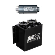 DeatschWerks 2.5L Modular Surge Tank (Incl. 1 DW250iL In-Line Fuel Pump) DeatschWerks Surge Tanks