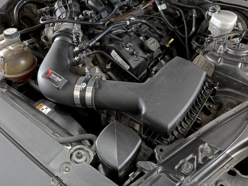 aFe Super Stock Induction System Pro 5R Media 15-17 Ford Mustang V6-3.7L aFe Cold Air Intakes