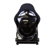 NRG FRP Bucket Seat - Reclinable (Black Cloth w/Red Stitching) NRG Race Seats