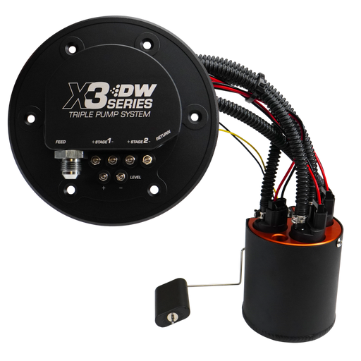 DeatschWerks 98-04 Ford Mustang X3 Module with DW430C Pumps and Install Kit DeatschWerks Fuel Pumps