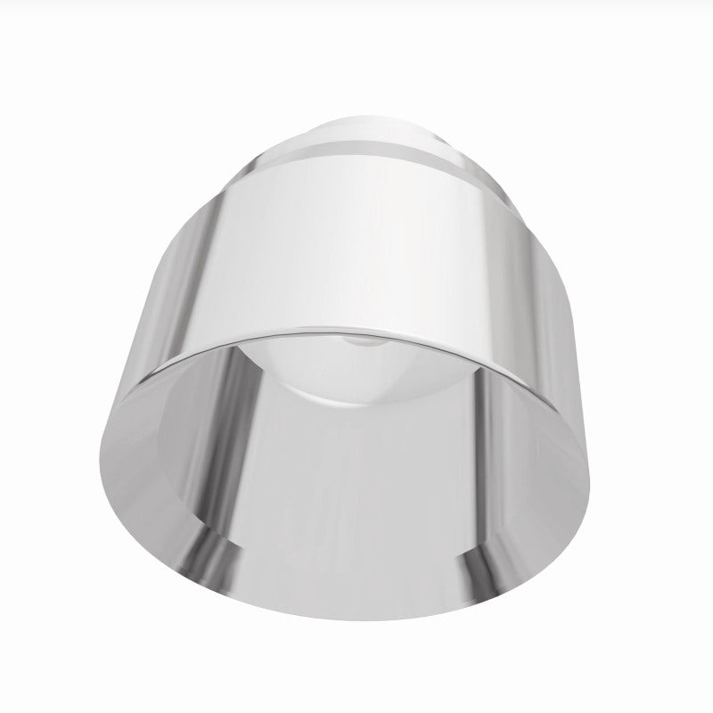 MagnaFlow Tip Stainless Double Wall Round Single Outlet Polished 4.5in DIA 2.5in Inlet 5.75in Length Magnaflow Tips