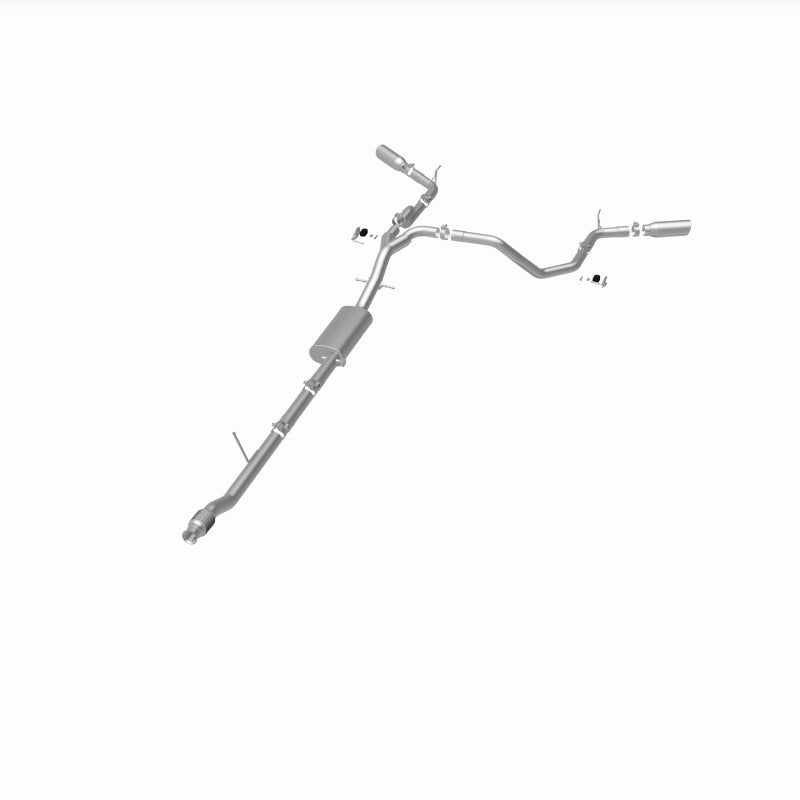 MagnaFlow 2019 Chevy Silverado 1500 V8 5.3L Street Series Dual Split Exit Exhaust w/ Polished Tips