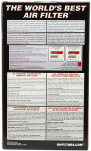 K&N Oval Air Filter - 8-7/8in L 5-1/4in W 6in H K&N Engineering Air Filters - Drop In