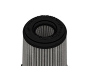 aFe MagnumFLOW Pro DRY S Air Filter 3-1/2in F x 5in B x 3-1/2in T x 6in H (Pair) aFe Air Filters - Universal Fit