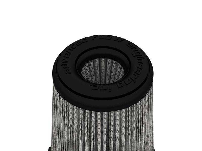 aFe MagnumFLOW Pro DRY S Air Filter 3-1/2in F x 5in B x 3-1/2in T x 6in H (Pair) aFe Air Filters - Universal Fit