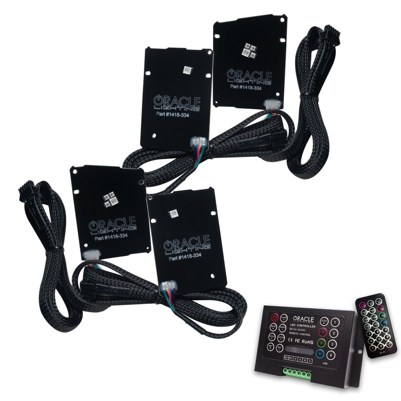 Oracle 19-21 Chevy Camaro LS/LT RGB+A Headlight DRL Kit - ColorSHIFT w/ 2.0 Controller ORACLE Lighting Headlights