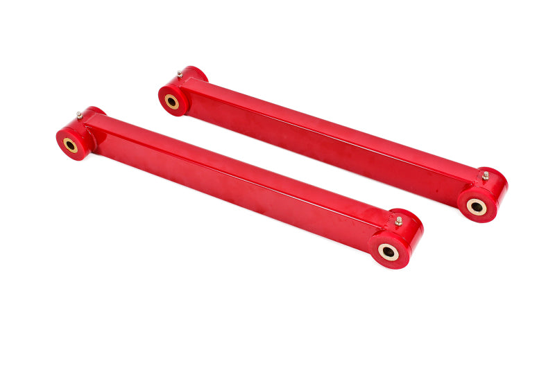 BMR 05-14 S197 Mustang Non-Adj. Boxed Lower Control Arms (Polyurethane) - Red BMR Suspension Control Arms
