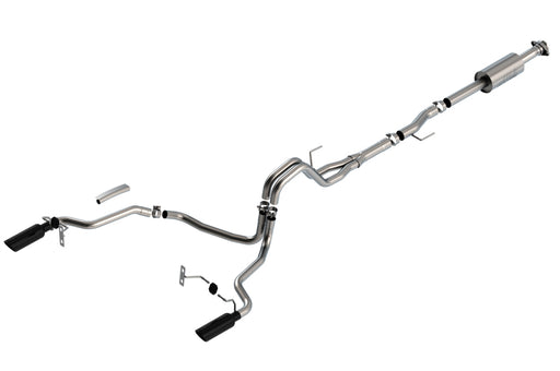 Borla F-150 2021 2.7L/3.5L 4dr CC SB EC STB Lar/KingR/Plnum/LTD 3/2.25 SRE CB S-Type BLK CHR Tips Borla Catback