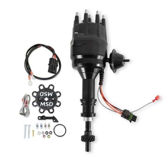 MSD Black Ford 351C - 460 Ready-To-Run Distributor 83503 MSD Autoparts