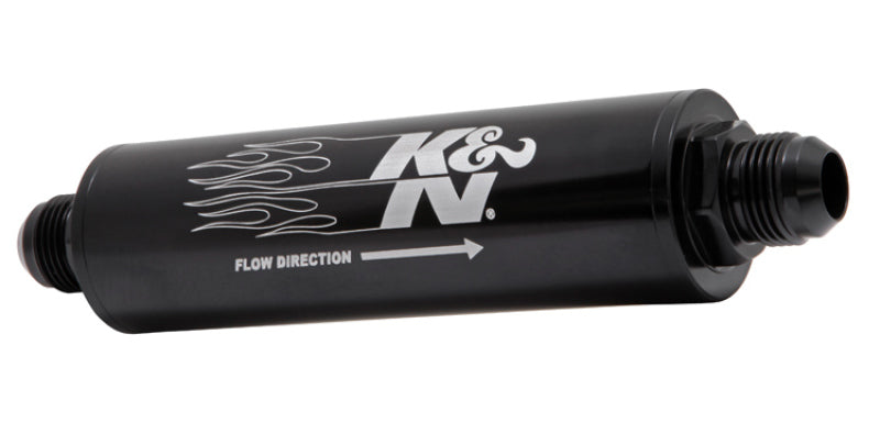 K&N 2in OD x 9in L 10AN 25 Micron In-Line Fuel/Oil Filter K&N Engineering Fuel Filters