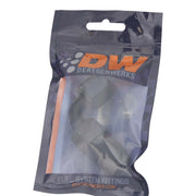 DeatschWerks 6AN Female Swivel 90-Degree Hose End CPE - Anodized Matte Black DeatschWerks Fittings