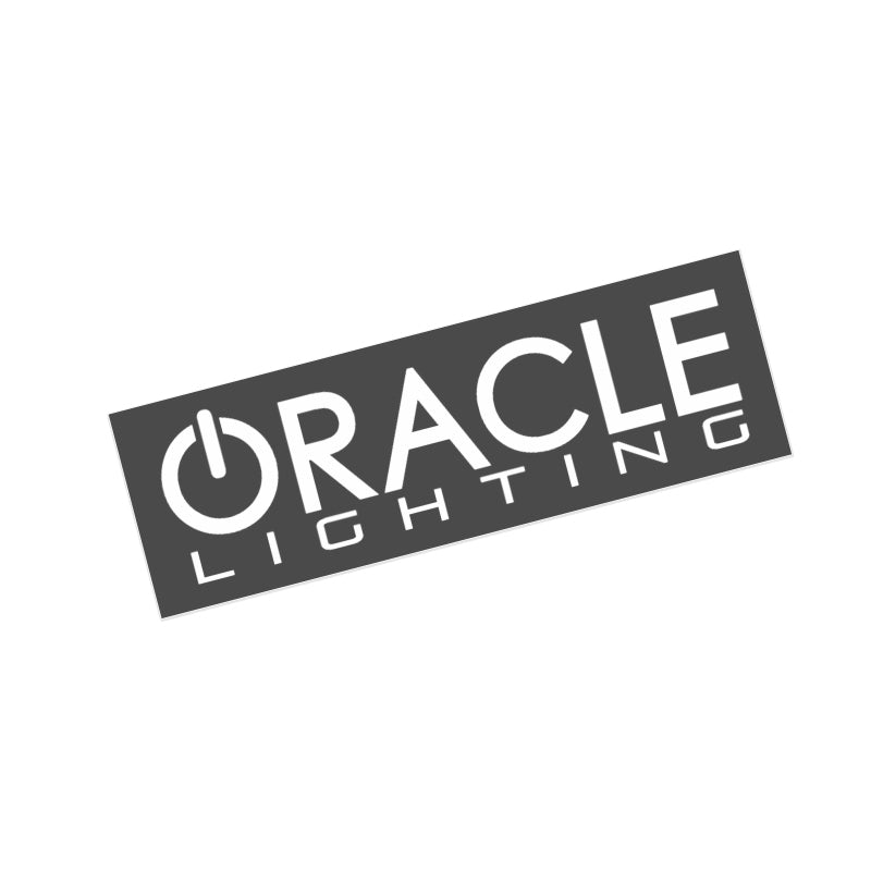 Oracle Decal 12in - White ORACLE Lighting Stickers/Decals/Banners
