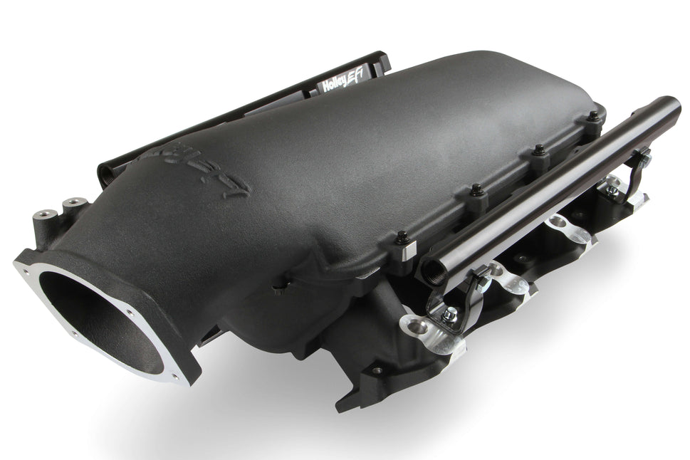 Sniper Valve Cover - Fabricated Aluminum - Ford Small Block - Long Bolt - Black