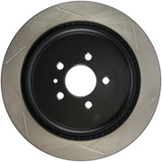 StopTech Premium High Carbon 13-14 Ford Mustang/Shelby GT500 Right Rear Disc Slotted Brake Rotor Stoptech Brake Rotors - Slotted