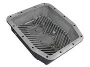 aFe POWER Transmission Pan Ford Trucks 80-92 (AOD Transmission)- Black w/ Machined Fins aFe Diff Covers