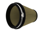 aFe Magnum FLOW Universal Air Filter w/ Pro GUARD 7 Media 6 IN F X 7-1/2 IN B X 4-3/4 IN T X 8 IN H aFe Air Filters - Universal Fit