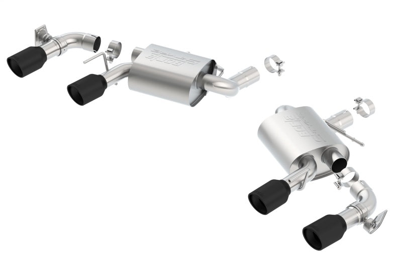 Borla 2016-2018 Chevrolet Camaro SS AT/MT RWD Ceramic Black S-Type Exhaust (w/ Dual Mode Valves) Borla Axle Back