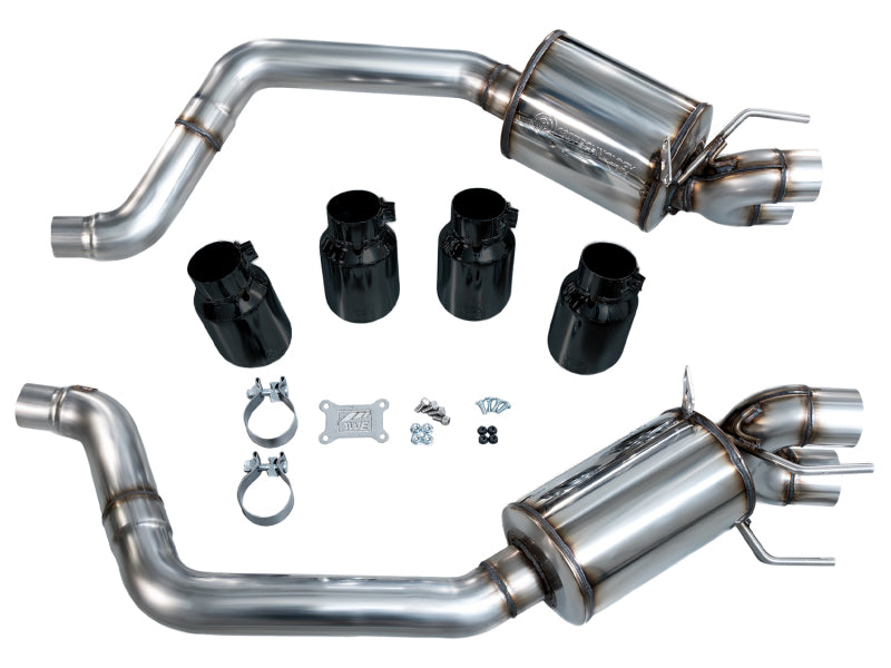 AWE Tuning 05-07 C6 Chevrolet Corvette 6.0L Touring Edition Axle-Back Exhaust w/ Diamond Black Tips AWE Tuning Axle Back