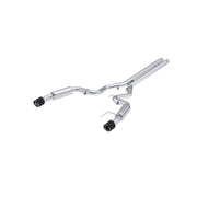 MBRP 2024 Ford Mustang GT S650, 5.0L Cat-Back Dual Split Rear with Carbon Fiber Tips, Race Version MBRP Axle Back